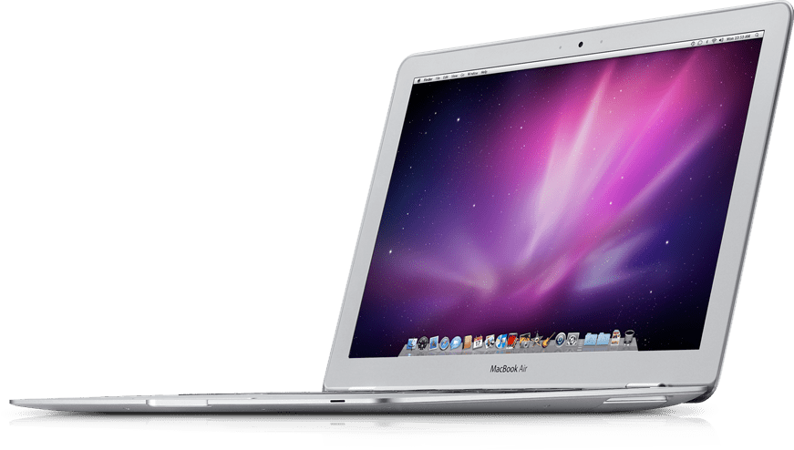 Apple Laptops - Macbook Air Transparent Png (871x494), Png Download