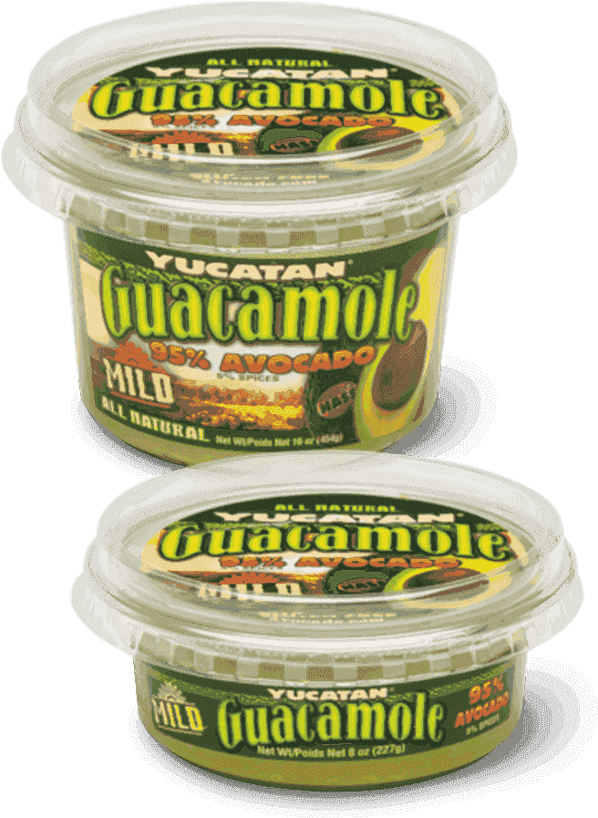 Yucatan Guacamole, Mild - 16 Oz Tub (663x900), Png Download