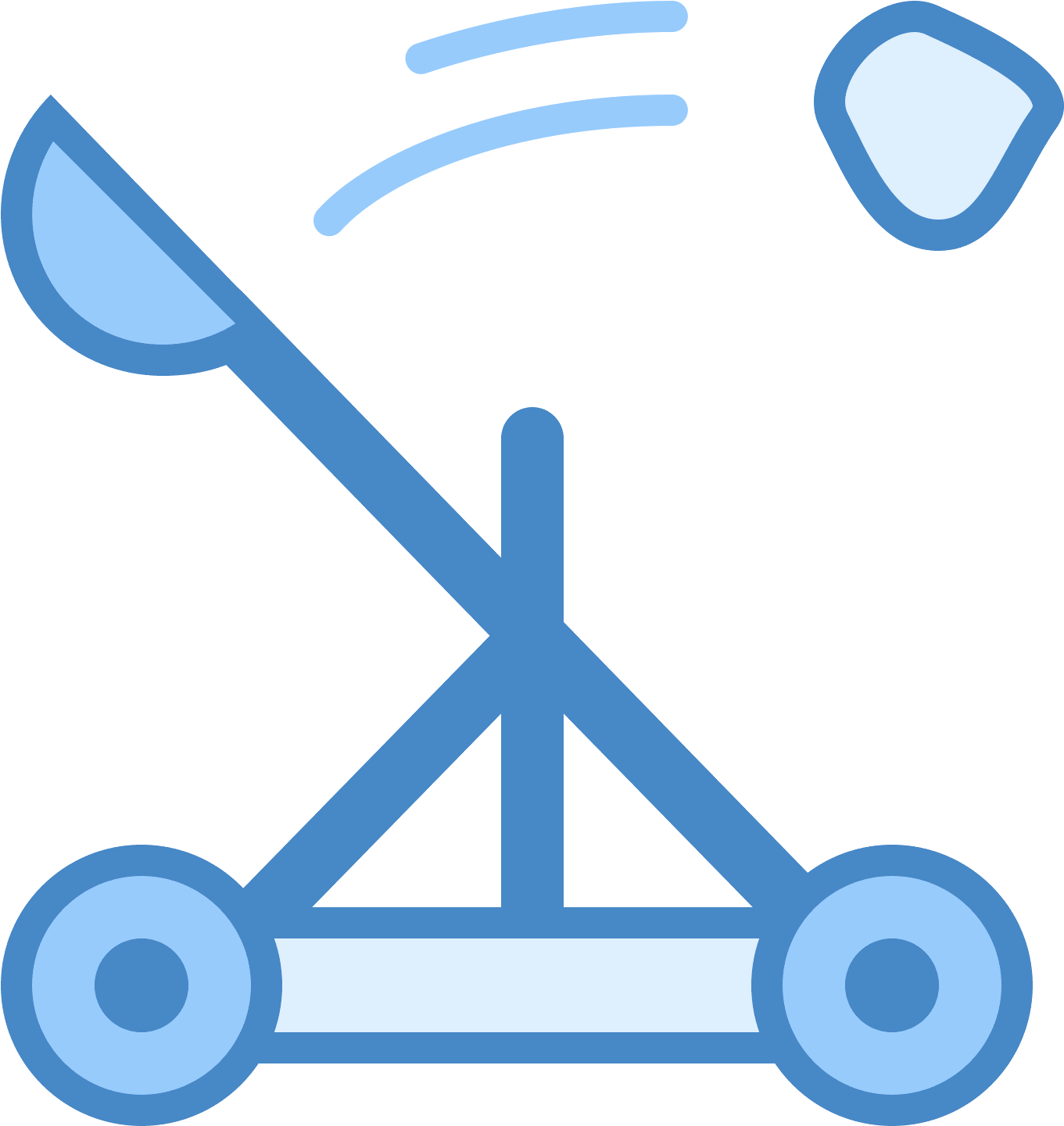 Catapult Icon Free Download - Catapult Icon (1600x1600), Png Download