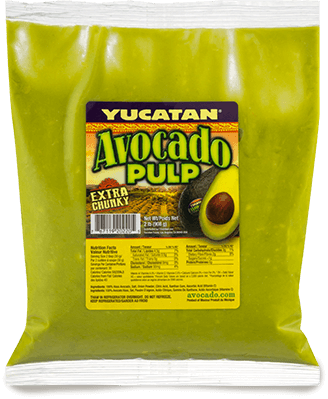 Leftavocado Pulpright - Avocado Pulp (328x399), Png Download
