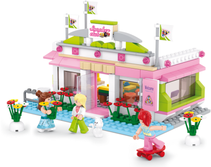 M38-b0527 - Girls Dream Lego (500x343), Png Download