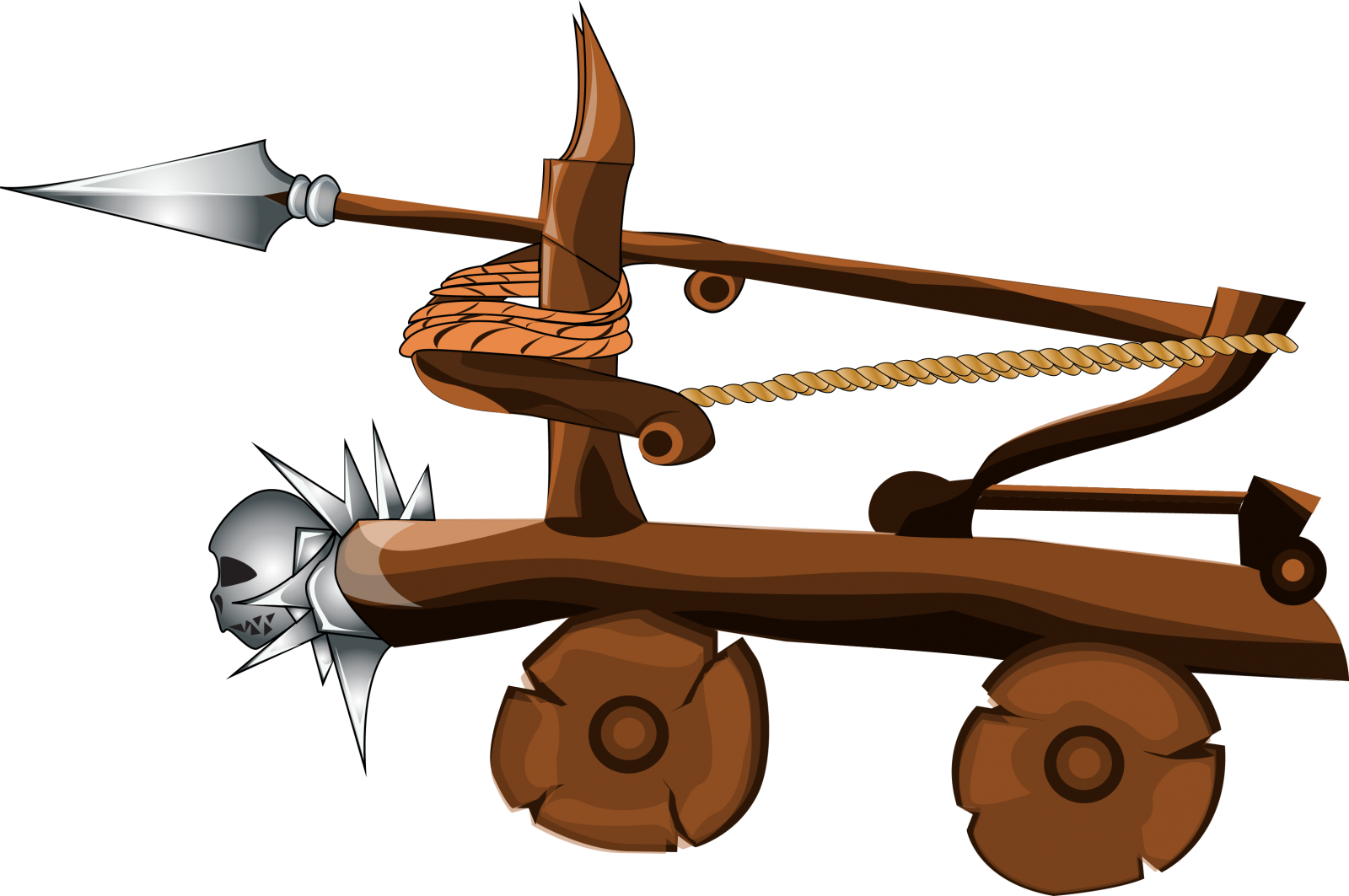 Catapult Design - Cannon (1600x1063), Png Download