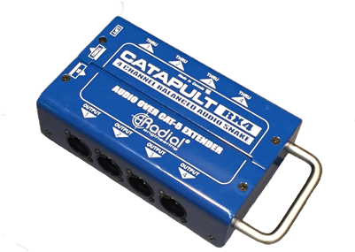 Radial Catapult Rx4 - Radial Catapult Rx4 4-channel Cat 5 Audio Snake - Receiver (400x309), Png Download