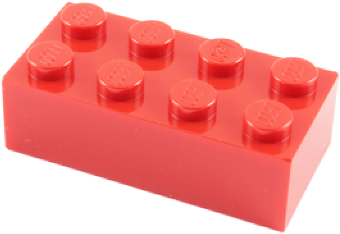 Lego Pieces Png Transparent - 2 By 4 Lego Brick (700x700), Png Download