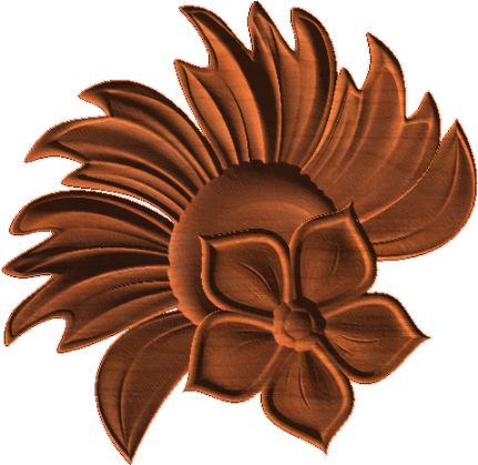 Filigree Corner - Chocolate (430x430), Png Download