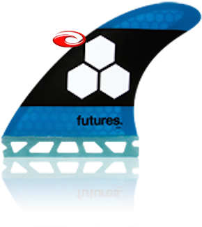 Futures Fins Fam1 Tri Fin Set - Future Fins Honeycomb Am1 Tri Fin Set - Blue Black (401x350), Png Download