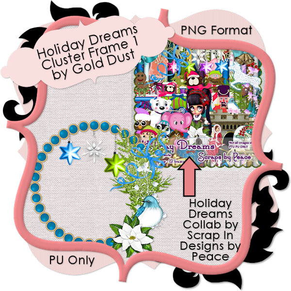 Holiday Dreams Ftu Cluster Frame Frenzy - Thanksgiving (600x600), Png Download