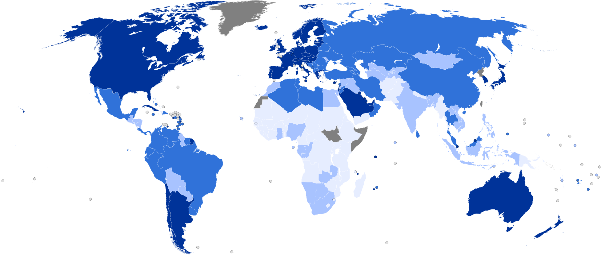 World Map Designs Png Download - Human Development Index Map (2000x869), Png Download