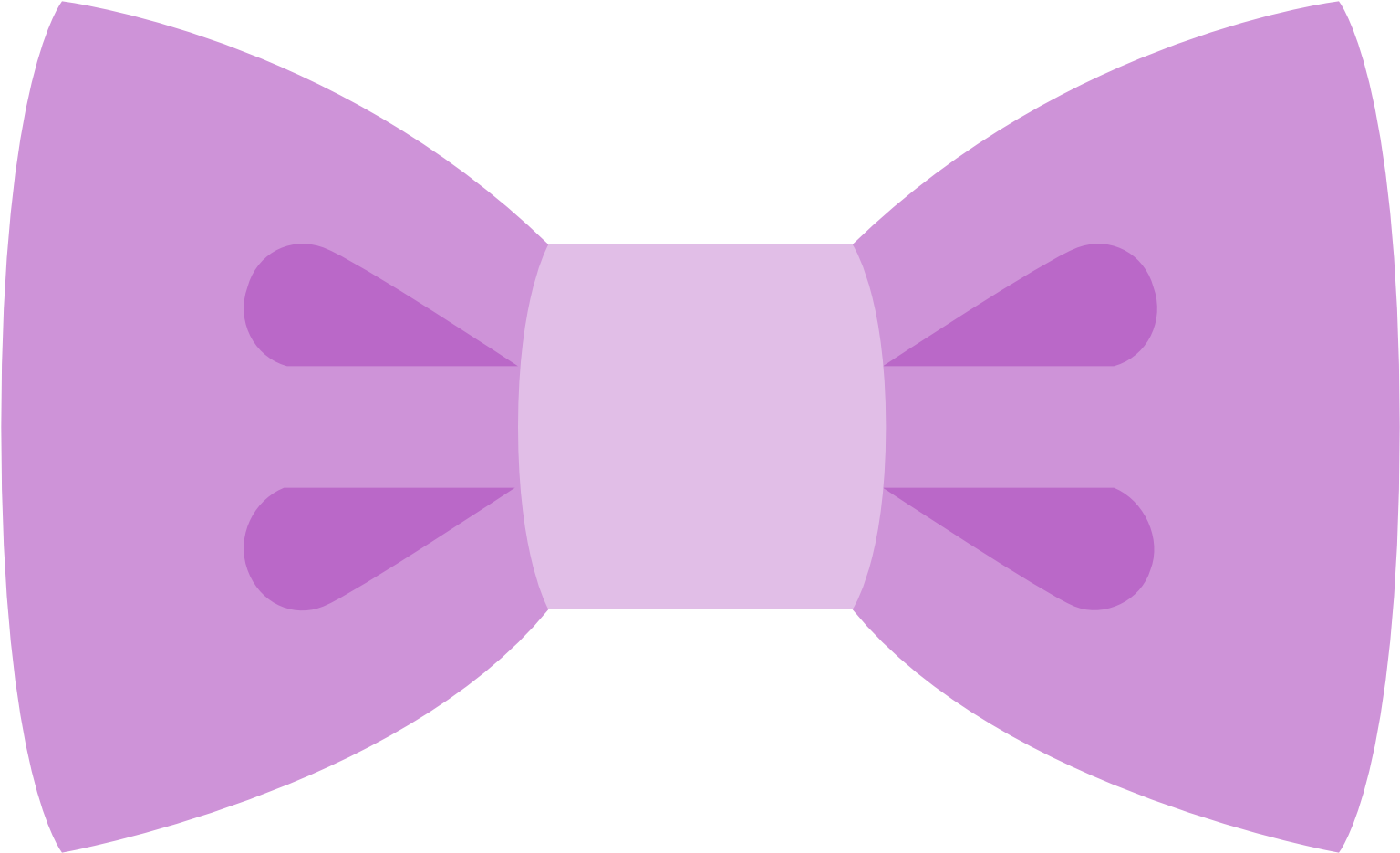 Violet Clipart Bow Tie - Icon Bow Tie Png (1600x1600), Png Download