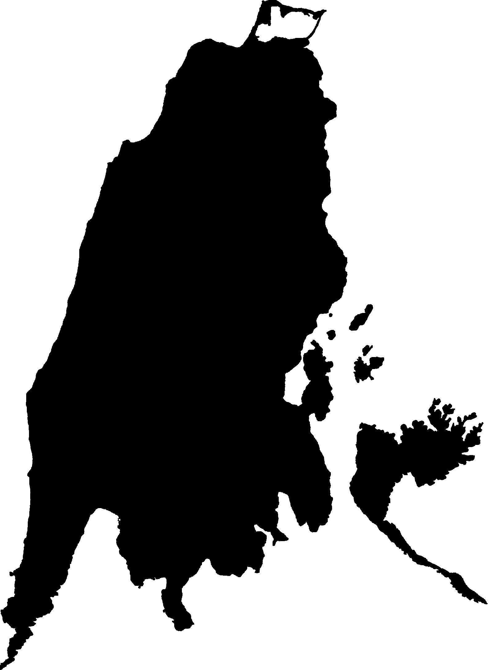 Lefkada Map Vector (1586x2173), Png Download