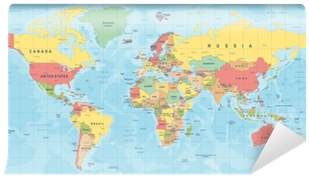 World Map Vector - World Map (400x400), Png Download