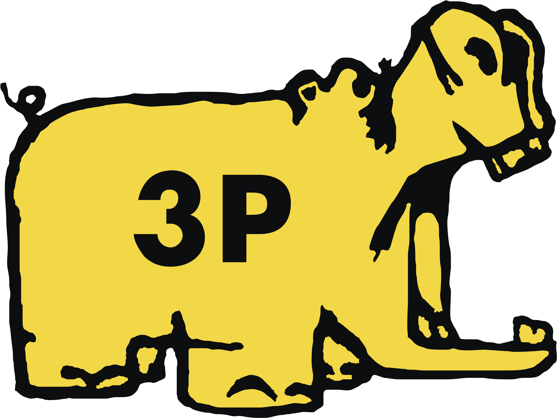 Hippo News Logo Png Transparent - Yellow Hippo Logo (2400x2400), Png Download