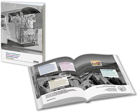 2018 Year Book Of Swiss Stamp - Sketch Pad (465x383), Png Download