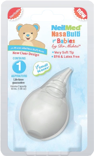 Neilmed® Nasabulb - Nasabulb Clear Silicone Bulb, Single (600x600), Png Download