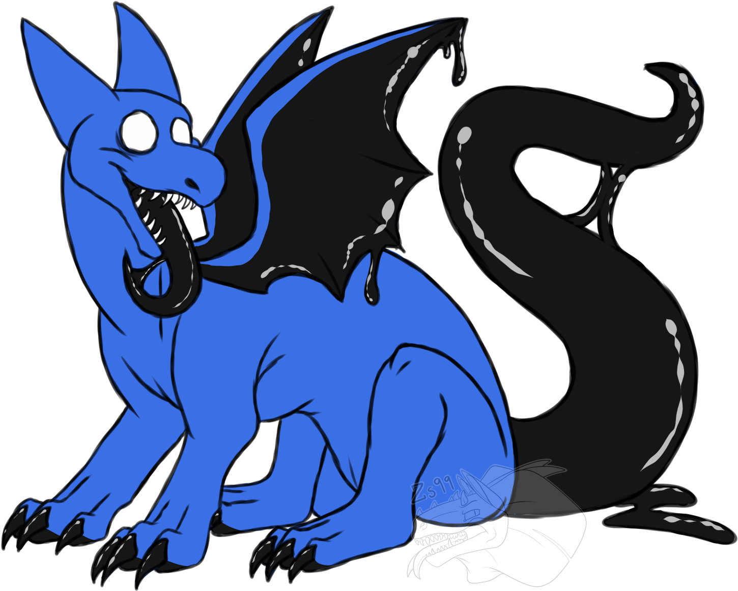 [ga] Booger Dragon - Fur (1500x1180), Png Download