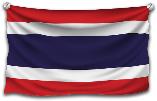 High School Study Abroad Thailand - Flag (600x375), Png Download