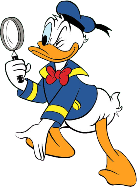 Donald Duck Png - Donald Duck Classic Png (440x599), Png Download