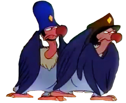 [image Loading] - Timon And Pumbaa Vulture Police (466x360), Png Download