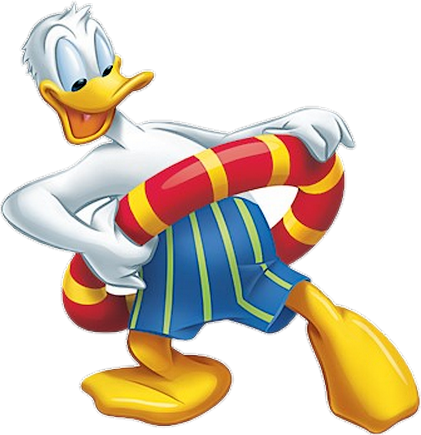 Mickey Pool Party Png (421x435), Png Download