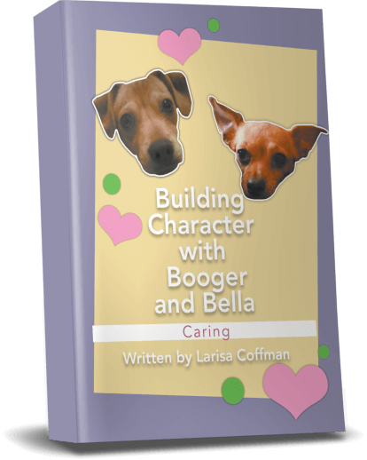 Building Character With Booger And Bella Caring - Building Character With Booger And Bella: “caring” (414x518), Png Download