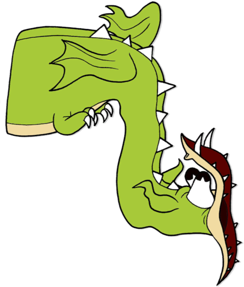 Dead Dragon - Cuphead Dead Dragon (860x1049), Png Download