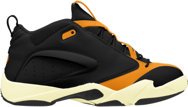 Air Jordan Jumpman Quick 23 'black/orange Peel' - Courtside Sneakers (600x600), Png Download