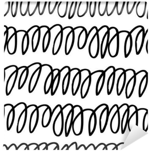 Seamless Pattern With Hand Drawn Scribble Texture Wall - Circle (400x400), Png Download