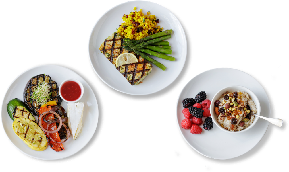 Choose From One Of Our Fresh Meal Plans - Healthy Meal Png (1006x600), Png Download