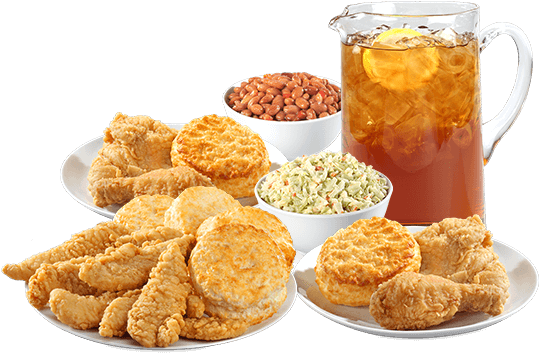 Family Variety Meal - North Carolina (600x365), Png Download