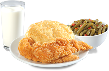 2 Piece Chicken Supremes® Kids' Meal - Kids Meal (460x345), Png Download