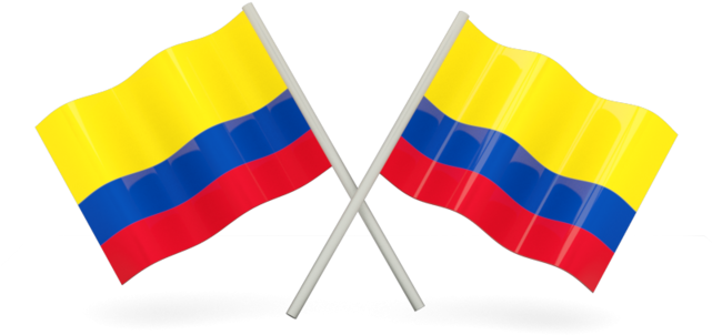 Colombia Flags Icon Png - Dominican Republic Flag Png (640x480), Png Download