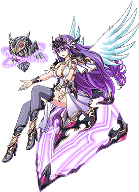 Athena, Dark Grace Shadow Surge Reduces Ability Cooldown - Unison League Athena Monsters (380x380), Png Download