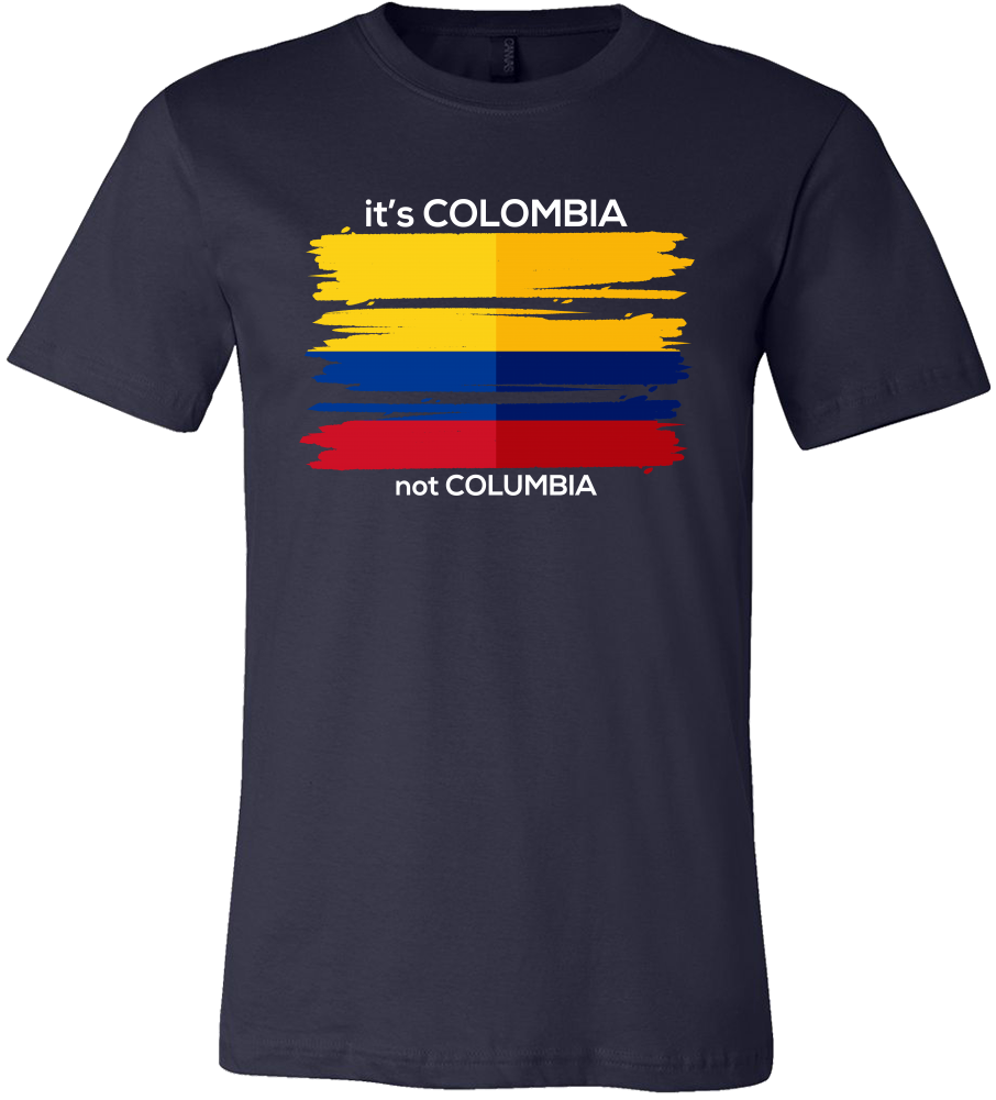 Colombia T-shirt Colombian Flag Tee Travel Vacation - Tacocat T Shirt Oatmeal (1000x1000), Png Download