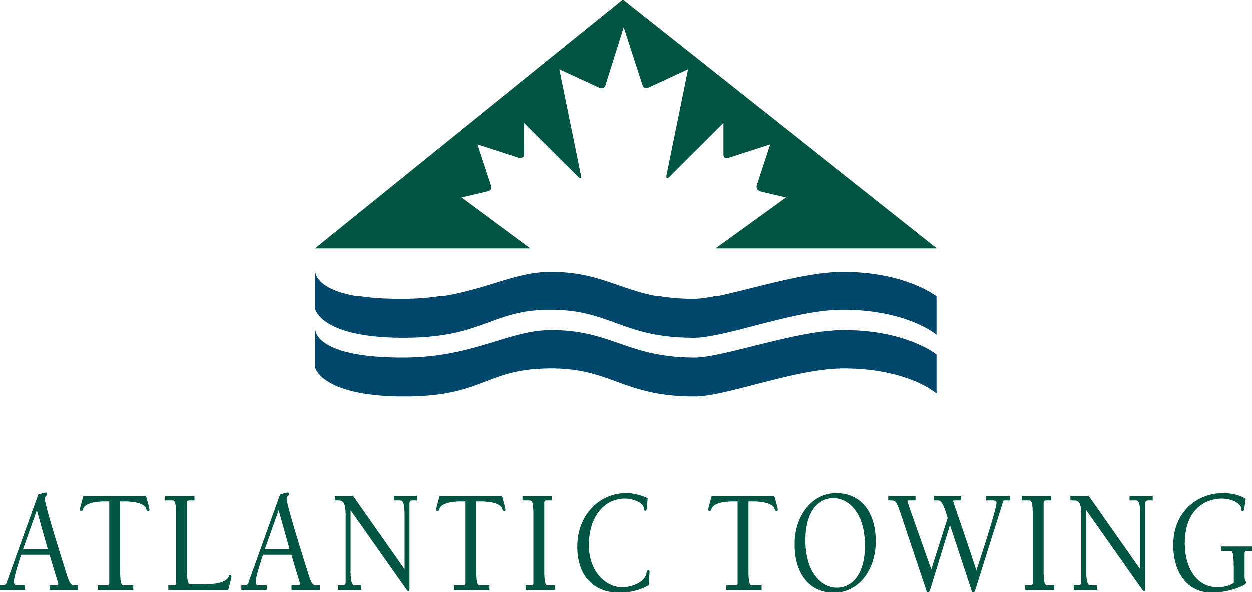 Atlantic Towing Logo - Atlantic Towing Limited Logo (2505x1186), Png Download