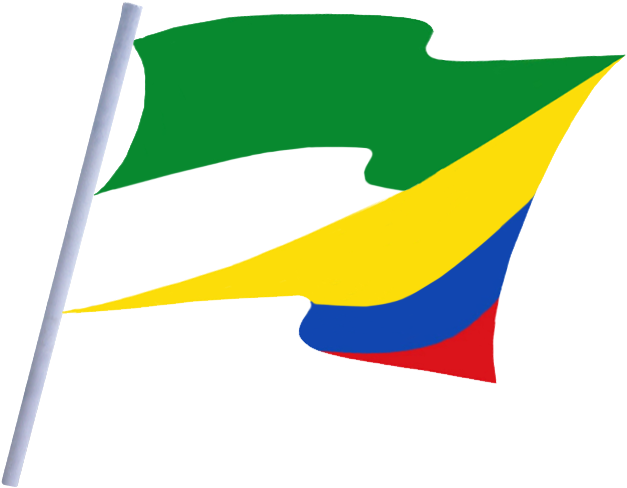 Carina Hernandez Duran Wendi Kuetgaje Muñoz Lucero - Flag (762x542), Png Download