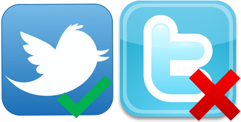 Le Nouveau Logo De Twitter Et L'ancien - Twitter Bootstrap3 For Ladies (493x247), Png Download