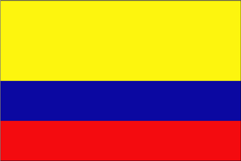 Alvaro Teheran - Colombia - Colombia Flag (800x800), Png Download