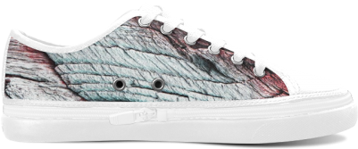 Wood Texture Women's Canvas Zipper Shoes - Skate Shoe (500x500), Png Download