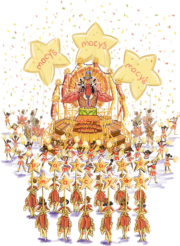 New Tom Turkey - Macy's Thanksgiving Day Parade (800x800), Png Download