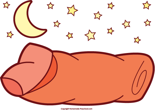 Vector Cilpart Attractive Design Free Camping - Sleeping Bag Clipart Free (502x357), Png Download