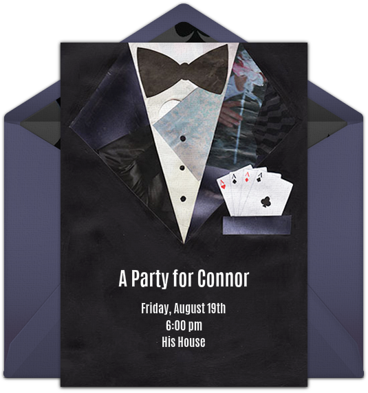 This Free "casino Night" Party Invitation Design Is - Triangle (650x650), Png Download