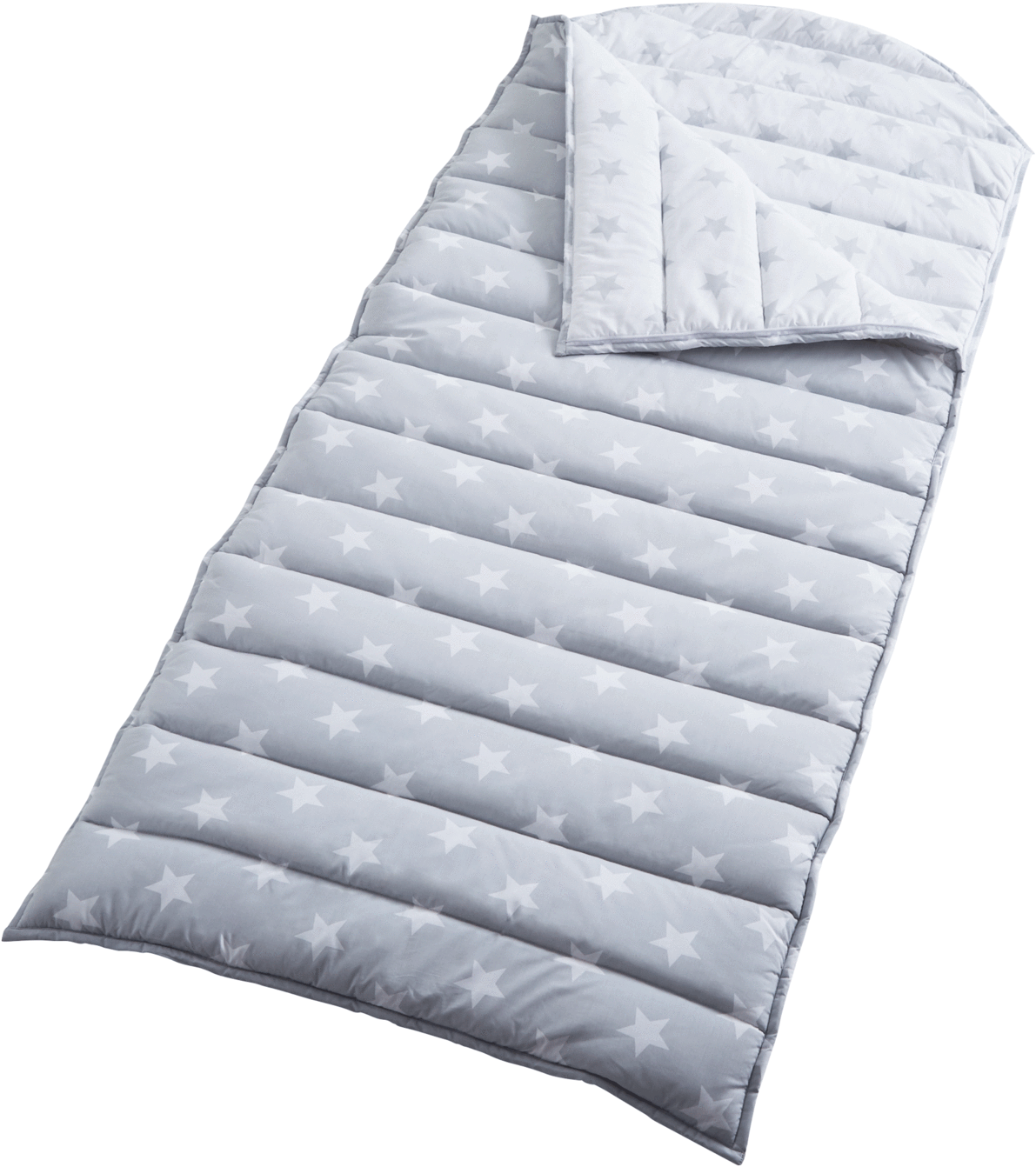 Quilted Sleeping Bag, Grey Star - Great Little Trading Co Quilted Sleeping Bag (1440x1440), Png Download