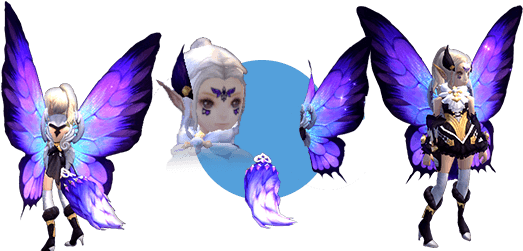 Fairy Wings Dragon Nest (550x250), Png Download