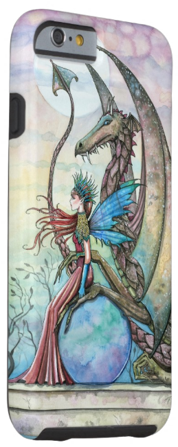 Many Phone Cases Are Also Available In My Zazzle Shop - Feenhafte Drache-lesezeichen-karte Durch Molly Karte (731x731), Png Download