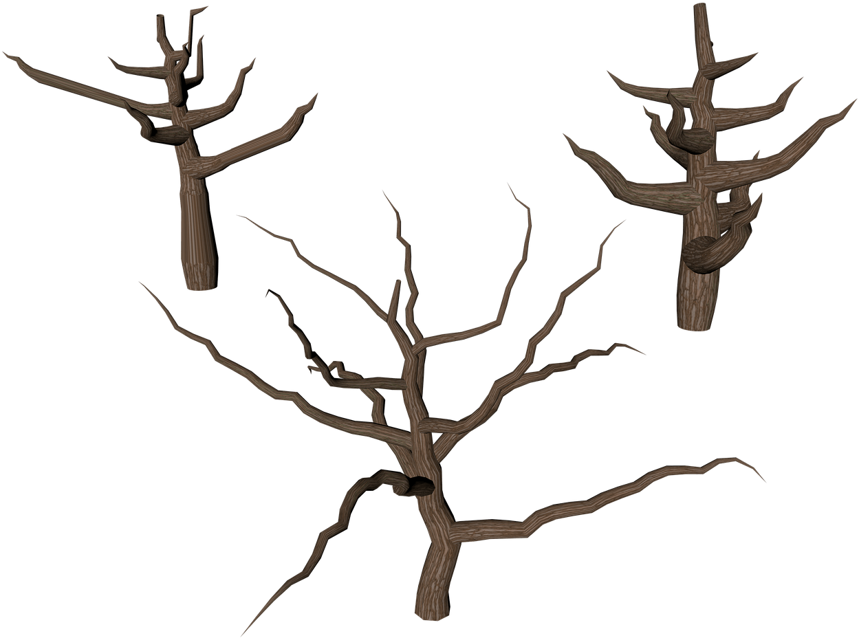 Dead Tree Trunks - Portable Network Graphics (1280x1028), Png Download