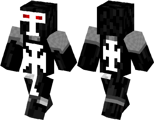 Minecraft Black Knight (528x418), Png Download