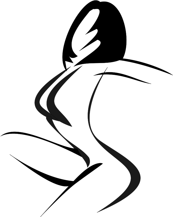 Stylized Woman Silhouette (800x791), Png Download