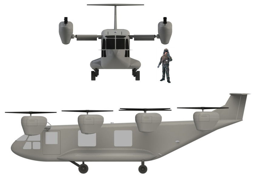 Black Knight Transformer - Helicopter (838x588), Png Download