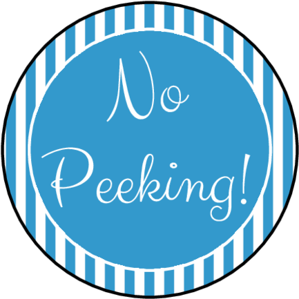 "no Peeking " Gift Labels - Barbecue Grill (500x500), Png Download