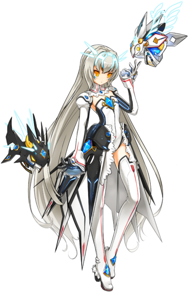 Cbs - Elsword Eve Code Battle Seraph (400x596), Png Download